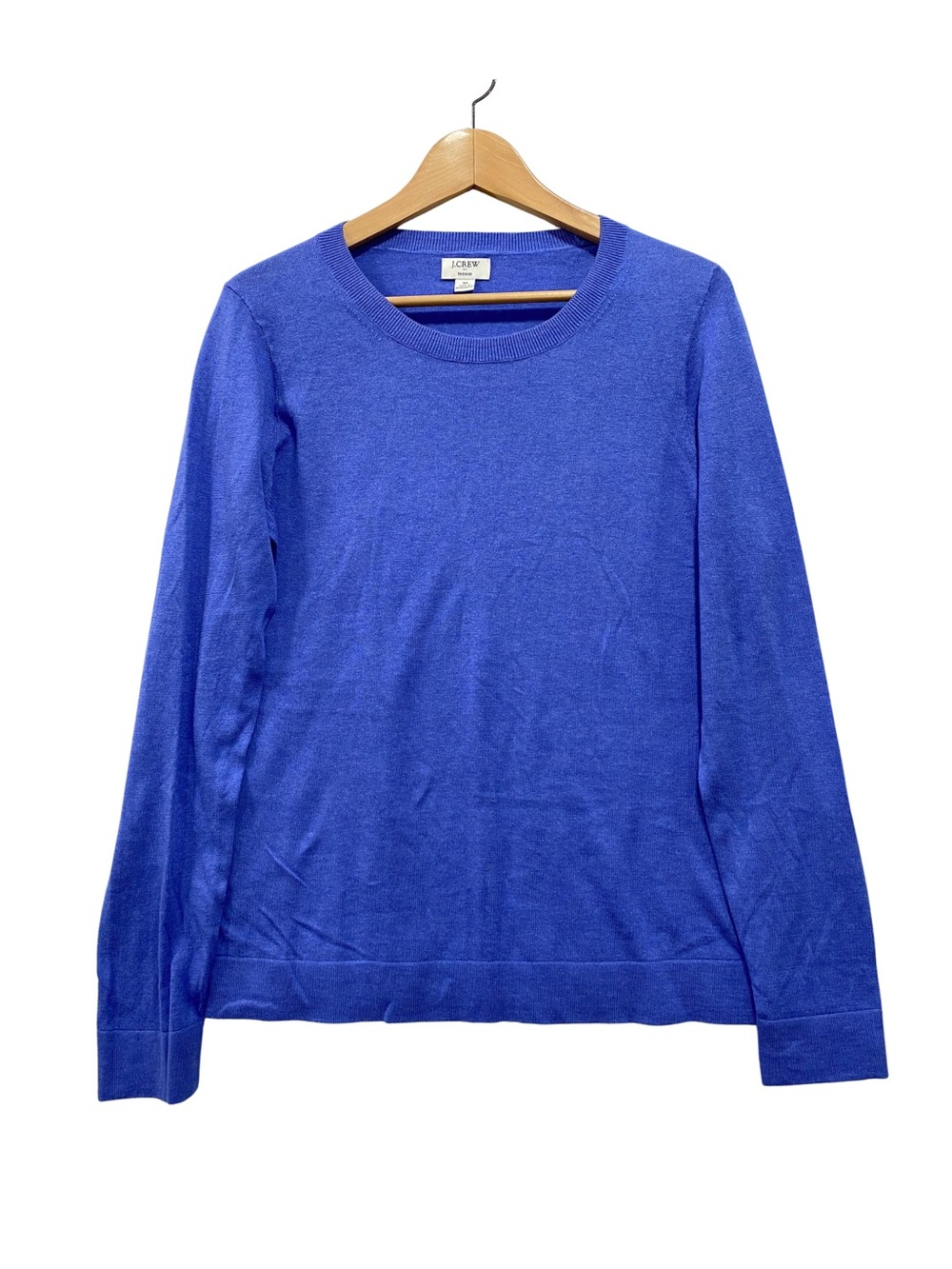 J.Crew Factory Teddie Crewneck Sweater Size M Blue